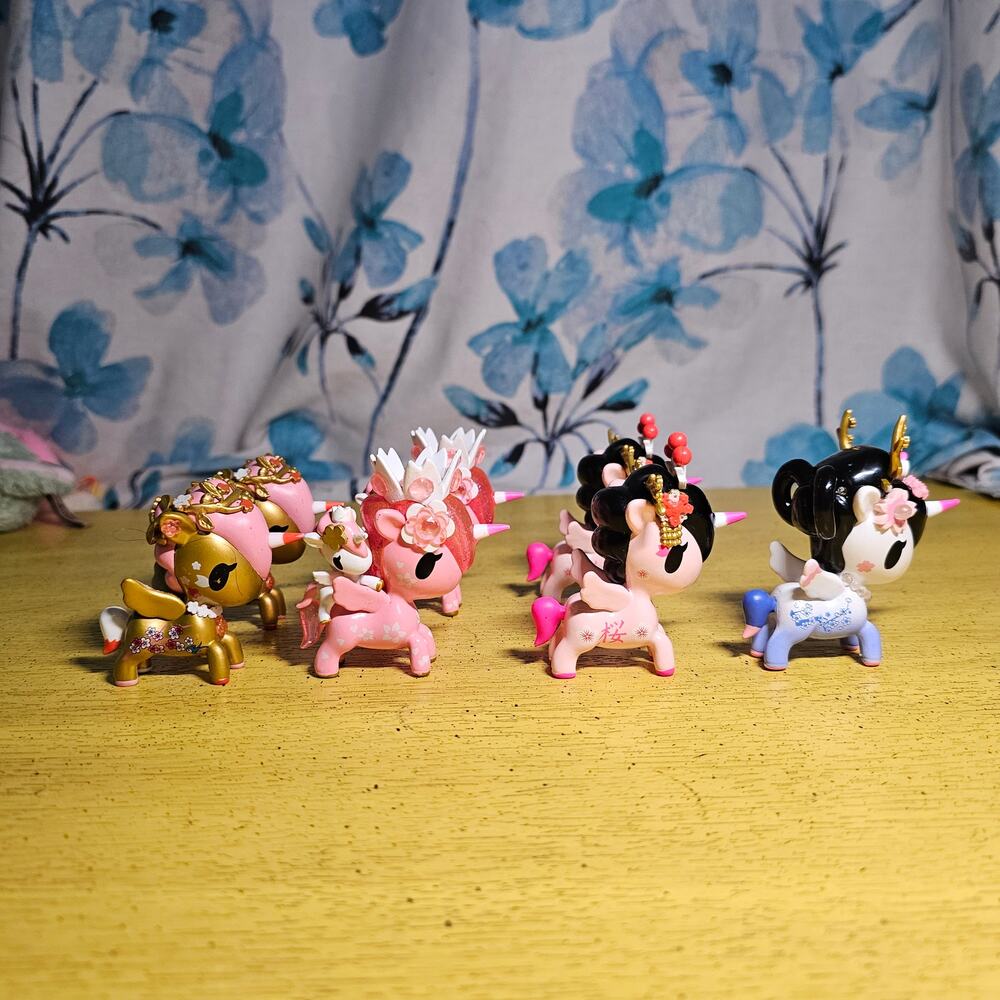 Tokidoki Unicorno Cherry Blossom Lot of 7 Ichiyo Haru Harumi Sakurako Yoshino